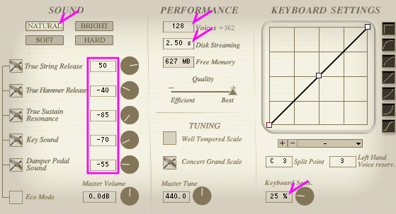 「ピアノ難民を救え!」 the Grand 2の設定