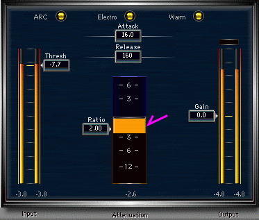 「ピアノ難民を救え!」 ボーカルトラックのコンプレッサー